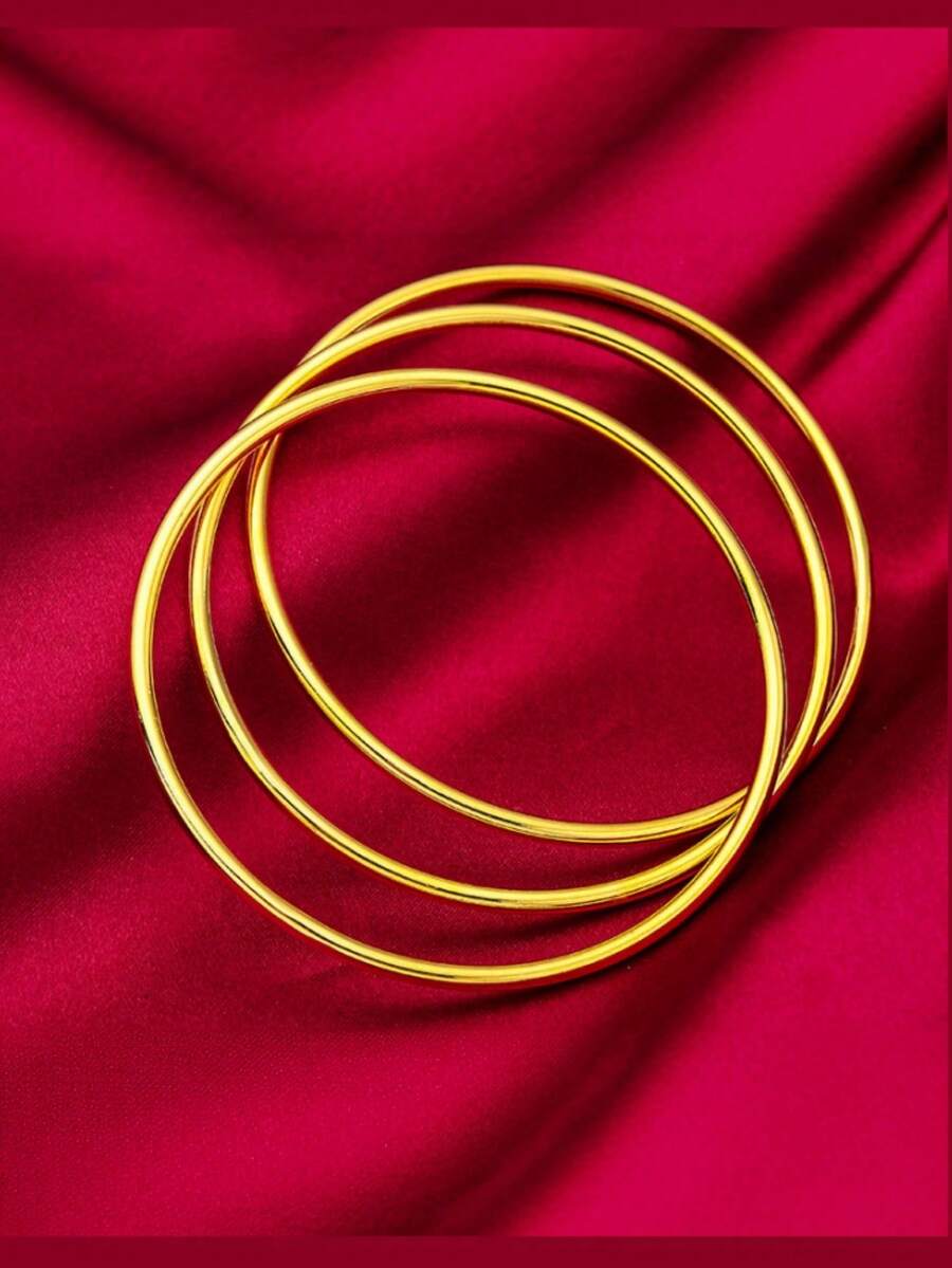 10pcs Stainless Steel 30-60mm Large Round Hoop Gold Plated Pendant Base Earring Making Connector