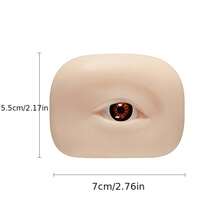 3/2/1pc 5D Eyebrow & Lip Tattoo Practice Skin Set, Bionic Silicone Face Smooth & Soft, Suitable For Eyelash, Eye, Lip Makeup Beauty Tools - Multicolor - View 8