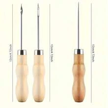 1 Set Multi-Function Candle Making Perforation Tool - DIY Candle Punching Tool, Round Hole Conical Hook, Suitable For Silicone Molds, Adult Candle Making Kit, Shoes And Artificial Repair - Practical Candle Punching Auxiliary Wooden Tool - Multiple Styles - View 9