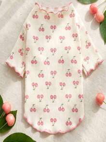 Spring/Summer/Autumn Pet Elastic Ice Silk Lace Trim Inner Vest, Thin Breathable Short Sleeve Dog/Cat Universal Top - Red and White - View 6