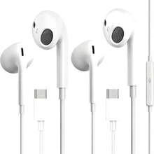 1Pack USB C Headphones Compatible With IPhone 17/16/15 Pro Max Plus Type C Earphones With Microphone & Remote Earbuds Compatible With IPhone17/18/16/15 Pro, Compatible With Pad,/S23/S22/S21/S20/Ultra Note 10/20 Earphones With 120cm Cord - Orange C - View 7