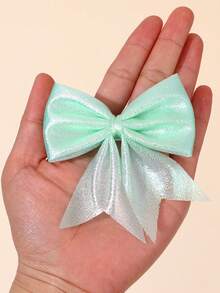 16/8/4 Pcs Shiny Hair Bows Clips,Metallic Pastel Hair Alligator Clips,Macaron Colorful Hair Barrettes Accessories For Women Girls Party Daily Wear - Multicolor - View 6