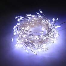 Đèn dây LED USB hình pháo hoa, đèn fairy chùm pháo, phù hợp cho cây thông Noel, đám cưới, Valentine, năm mới, trang trí Giáng sinh, dải đèn LED - nguồn USB - Xem 7