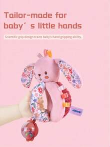 New Pink Baby Multifunctional Grasping Ball Rattle Toy, Educational Early Learning And Hands-On Ability Development - Multicolor - View 4