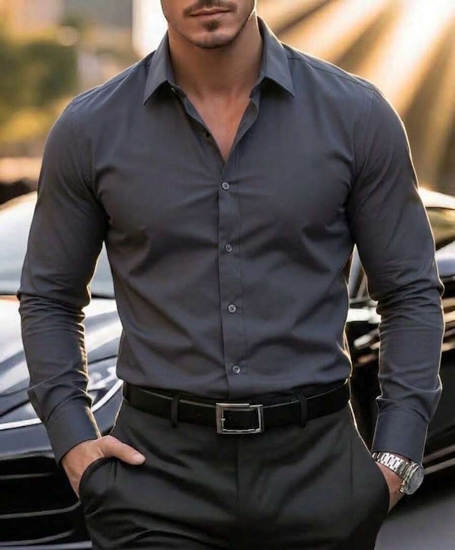 Impala Men Shirts - Dark Grey - View 1