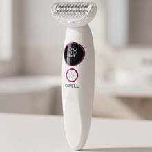 Adler 6-In-1 Women's Grooming Kit – Body Shaver & Trimmer For Bikini, Eyebrows, Nose & Ears, 6 Heads, IPX7 Waterproof, LED Display, 90 Min Runtime, Charging Stand, USB-C - View 2