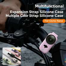 Compatible With DJI Osmo Nano Silicone Wrist Strap Protective Case, Multi-Position Adjustable Wrist Strap For Action Camera, Anti-Drop Storage Wrist Strap, 1:1 Precise Cutouts, Anti-Scratch Anti-Dust Outdoor Cycling Handheld Shooting Anti-Loss Protective Shell - View 2