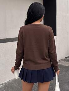 Women Cardigans - Brown - View 6
