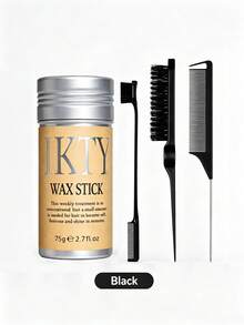 ikt 4支装发蜡棒/1支发蜡棒+造型梳套装 - 清爽不油腻的造型发蜡，有效控制发际线，抚平毛躁，打造柔顺发型。套装包含1支发蜡棒、1把发际线梳、1把顺滑梳和1把尖尾梳，方便您轻松打造理想发际线和分区造型。质地柔软，定型力强，易于涂抹和清洗。是日常护发的理想之选。 - 75g - 查看 18