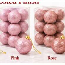5cm Christmas Tree Baubles 12PCS Decorative Hanging Ball Set - Random - View 39