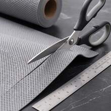 Flexible EVA Drawer Liner, Light Gray 3D Diamond Embossed Surface, Cut To Size, Stain-Resistant And Non-Slip, Suitable For Various Storage Cabinets, Blocks Moisture And Dirt, Prevents Mold And Scratches, Easily Optimizes Cabinet Storage Environment - View 3