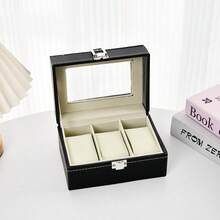 1pc Premium Watch Box, 3/6/12 Slots Watch Box, Watch Storage Box Jewelry Storage Box, Watch Display Box, Men's Women's Watch Box - Multicolor - View 14