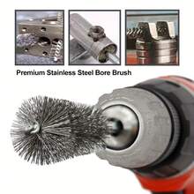 Set 3 Sikat Pembersih Pipa Stainless Steel, Cocok untuk Suku Cadang Mobil, Botol, Senjata Api, Tabung, dan Pipa Stainless Steel Lainnya (15mm) - 3 buah - View 4