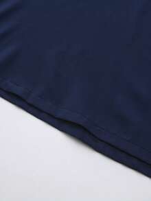 New Muslim Men's Short Sleeve Embroidered Moroccan Style Arabic Robe, Suitable For Daily Wear And Gift Giving - Royal Blue - View 9