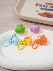 Cute Colorful Elephant Keychain, Resin Small Elephant Bag Charm, Quick Release Backpack Pendant Decoration, Sweet Little Gift For Girls And Teenagers - Elephant Pendant - View 1