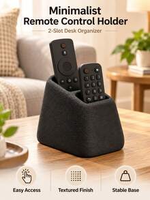 1. Organizer Remote Control – Hitam, Tempat Penyimpanan Remote TV Multi-Kompartemen, Organizer Meja Bertingkat; Cocok untuk Meja Kopi dan Meja Samping Tempat Tidur; Kotak Penyimpanan Pengontrol Media yang Mudah Diakses - Beragam gaya dan warna - View 1