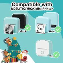 Thermal Sticker Paper 53x28mm For Phomemo T02/M02/M02S/PRO Mini Printers, 3.75m Mini Colorful Self-Adhesive Mini Printer Paper For Memoking Mini Printer, Study Notes, Journals, Photos - View 6