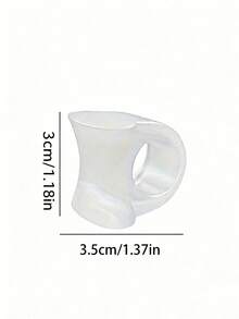 1 Pair Gel Toe Separators, Comfortable Foot Support, Waterproof Latex-Free Pad, Ergonomic Design, One Size, All-Day Comfort, Suitable For Girlfriend's Day, Travel, Unisex - Multiple Styles - View 6