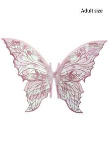 1pc Gold Foil Butterfly Fairy Wings, Suitable For Cosplay, Festival Parties, Ball Performances, An Ideal Halloween Gift - Multicolor - View 13
