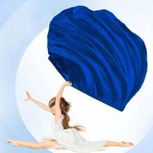 1pc Outdoor Worship Dance Flag With Extendable Rod, Church Praise Prophetic Flag, Solid Sunset Flag For Belly Dance Costume, Dance Prop With Sequin Sari Skirt For Halloween, Rave, Carnival, Stage, Festivals, Parties - Multicolor - View 24