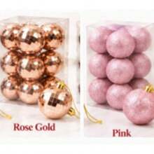 5cm Christmas Tree Baubles 12PCS Decorative Hanging Ball Set - Random - View 51