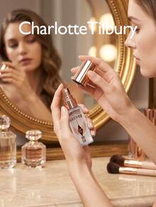 Charlotte Tilbury Airbrush Flawless Setting Spray Travel Size 15ml, Long-Lasting Oil-Control Face Mist For Base And Makeup, Creates A Uniform Flawless Finish - Clear - View 5