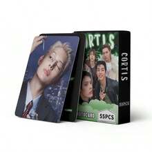 55pcs COR TIS First Album GREENGREEN Star KP OP Merchandise LOMO Photocards, 1-Inch Photo Stickers LOMO Cards, Double-Sided Photocards, Boxed Collection Cards Photo Cards / Greeting Cards / Bookmarks, Themed LOMO Card Sticker Set, Essential Fan Support Collection - K-cOR019 - View 7