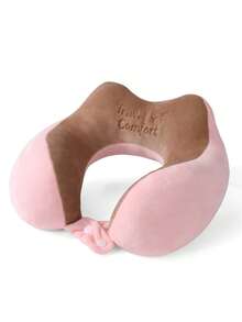 U-Shaped Travel Neck Pillow, Cervical Support Pillow, Memory Foam Airplane Neck Pillow, Car Sleeping Pillow - Multicolor - View 9
