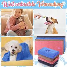 4 Packs Quick Drying Dog Towel, Dog Towels For Drying Dogs | 35 X 75 Cm Super Absorbent Microfiber Dog Towels, Soft Pet Bath Towel For Puppies,Cats And Other Pets Bath, Rain, Travel - Multicolor - View 6