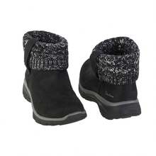 Skechers سكيتشرز إيزي جوينج - كوزي ويذر 167401-BLK للنساء، بوت شتوي أسود - الأسود - مشاهدة 5