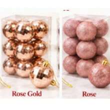5cm Christmas Tree Baubles 12PCS Decorative Hanging Ball Set - Random - View 24