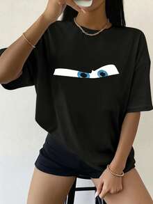 Women T-Shirts - Black - View 2