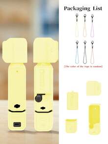 Kompatibel dengan bodi Osmo Pocket 3, casing pelindung silikon, penutup pelindung gimbal, pelindung lensa, penutup anti gores, casing pelindung anti benturan, pelindung silikon lembut, aksesori anti debu, aksesori cangkang kamera. - View 8