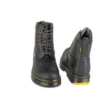 Dr. Martens دكتور مارتنز 1460 DM31190001 للجنسين، بوت بوفير سوداء - الأسود - مشاهدة 5