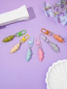 Cute Glossy Mini Crocodile Bag Charm, Colorful Resin Crocodile Keychain Pendant, Handbag Backpack Decorative Accessory - Crocodile - View 2
