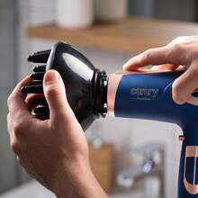 Adler Camry CR 2269 Ionic Hair Dryer 2200W, Negative Ion Technology, 3 Heat Settings, 2 Speeds, Cool Shot, Diffuser & Concentrator Nozzle, Hanging Loop - EU E Type Plug(220-240V) - View 5
