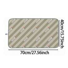 Foldable Portable Ironing Pad, Classic Diagonal Stripe Print Ironing Mat, Multi-Functional Hanging/Flat Dual-Use, Ironing Pad, Space-Saving Small Ironing Board Alternative, Suitable For Home And Travel Ironing Clothes - Twill - View 10