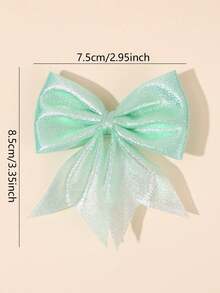 16/8/4 Pcs Shiny Hair Bows Clips,Metallic Pastel Hair Alligator Clips,Macaron Colorful Hair Barrettes Accessories For Women Girls Party Daily Wear - Multicolor - View 5