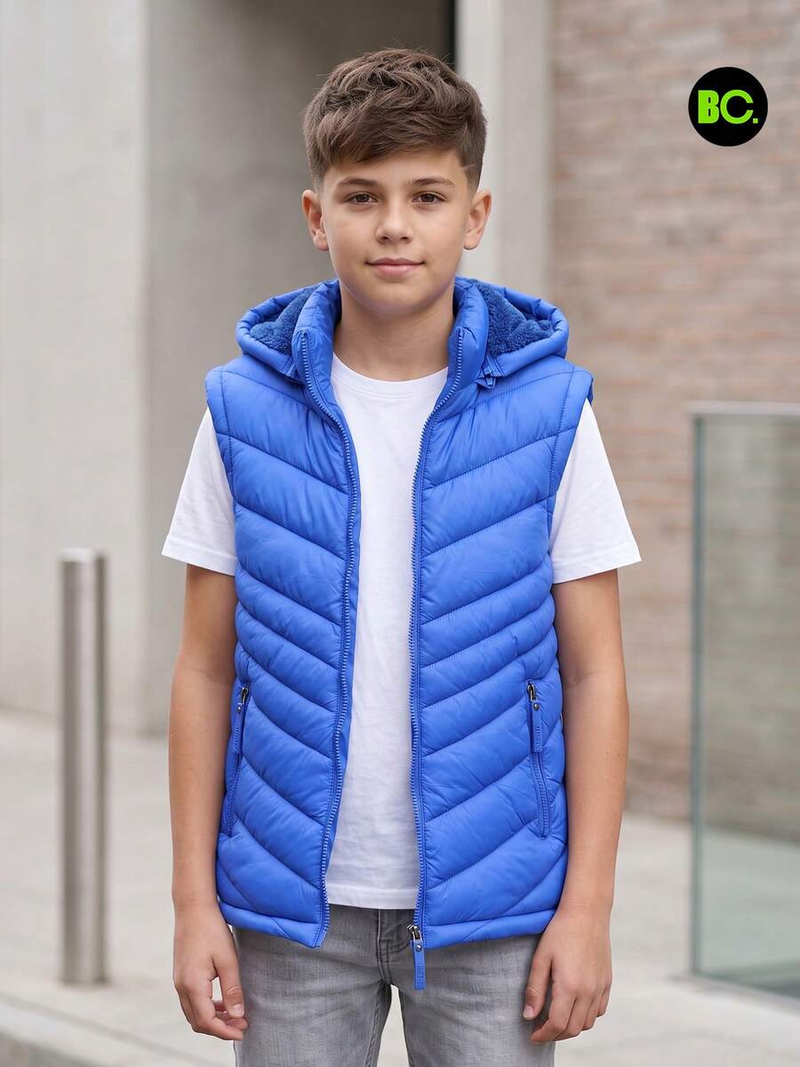 Big City Tween Boys Extended Size Tanks - Royal Blue - View 1