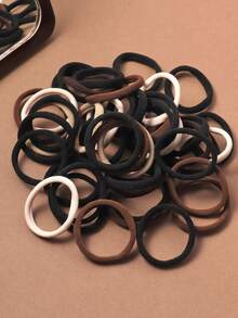 50/100/200 Buah Karet Gelang Kecil untuk Wanita untuk Mengikat Kepala dengan Elastisitas dan Daya Tahan Tinggi. Karet Gelang, Cocok untuk Pemakaian Sehari-hari, untuk Berfoto - MultiWarna - View 2