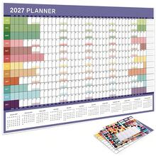 1 buah Kalender 2026/2027, Ukuran Besar, Perencana Daftar Tugas yang Lucu, Perencana Jadwal, Poster Multi-Bulan yang Dapat Digunakan Kembali Ukuran Besar - Satu-Ukuran - View 11