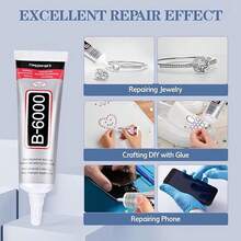 A 50ml B6000 Glue Headwear Brooch Jewelry Glue Inlay Adhesive Diamond Jewelry Stud Earring Pendant Strong Adhesive For DIY Handcraft - Multicolor - View 7
