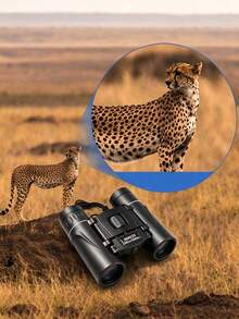1pc 40x High Magnification 22mm Objective Diameter Binoculars, Suitable For Hiking, Travel And Bird Watching - Multicolor - View 8