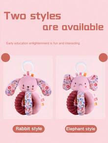 New Pink Baby Multifunctional Grasping Ball Rattle Toy, Educational Early Learning And Hands-On Ability Development - Multicolor - View 3