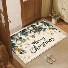 Karpet Panjang Motif Natal 2D, Cocok untuk Ruang Masuk Dalam Ruangan, Karpet Samping Tempat Tidur Kamar Tidur, Karpet Dapur, Ruang Tamu, Ruang Cuci, dan Kamar Mandi. - MultiWarna - View 1
