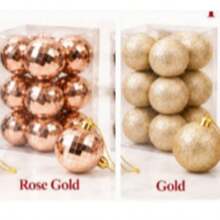 12PCS Christmas Ornament Balls 5cm Tree Hanging Decorations - Random - View 22