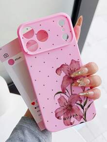 Luxury 3pcs Cute Polka Dot/Lily Floral Design Anti-Drop Phone Case, Minimalist Precision Cutout Soft Silicone Shockproof Material Apple Smartphone Protective Cover, Compatible With IPhone 17 Pro Max/17 Pro/17/16/16 Plus/16 Pro Max/16 Pro/15/15 Pro/15 Plus/15 Pro Max/14/14 Pro/14 Pro Max/13/13 Pro/13 Pro Max/12/12 Pro Max/11/11 Pro Max - Multicolor - View 6