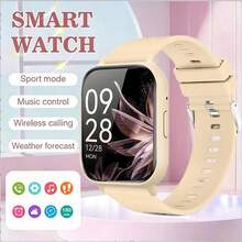 Smartwatch - High-Definition Display, Wireless Calling, Customizable Wallpaper, Fitness, Reminders, Music Control - Multicolor - View 4