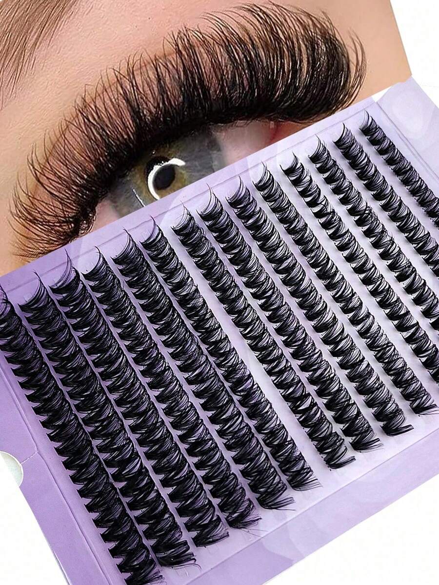 Roots 0.05mm Fine Hot Melt Eyelash Fan 9-16mm Mixed Length Faux Mink ...