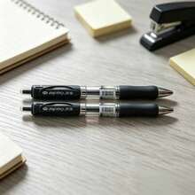Black 0.5mm Neutral Ink Pen Business Student Signature Pen Clickable Water-Based Pen Durable Affordable Boxed - Rectangle - View 5